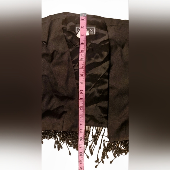 🔥Vintage Beaded Fringe Cropped Jacket - Picture 8 of 13